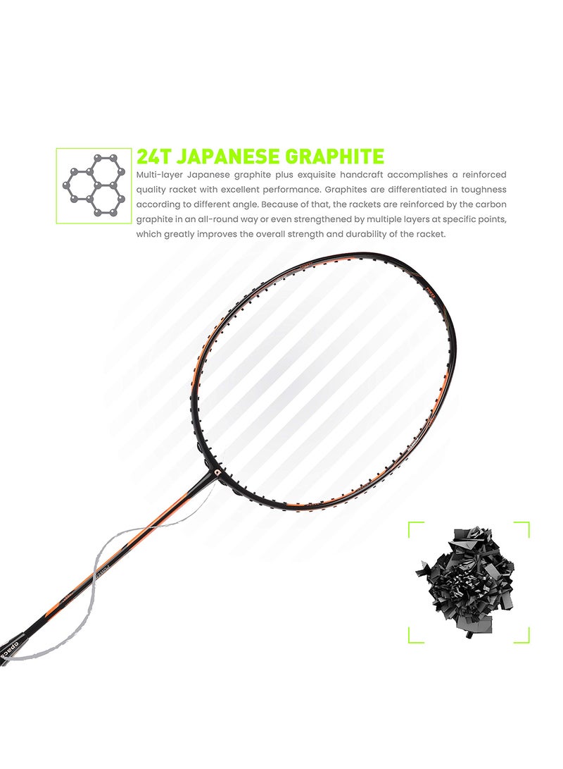 Apacs Dual Power & Speed Unstrung Badminton Racquet – High Tension, Ultra-Optimized Design with Full Cover  - Image 5