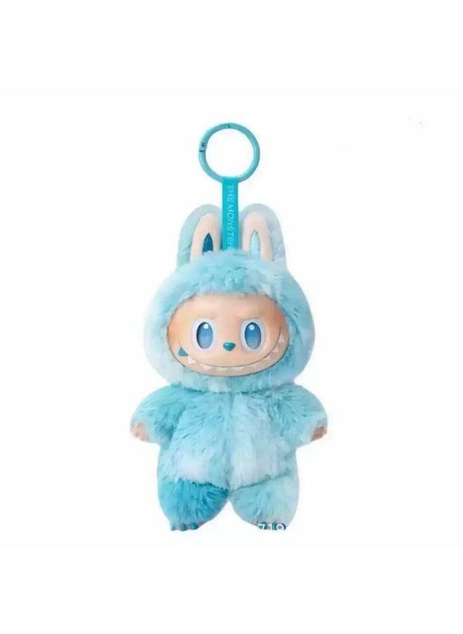 General Labubu front high-energy series Macaron 3rd generation vinyl face plush pendant is the best gift for family and friends  - Image 1