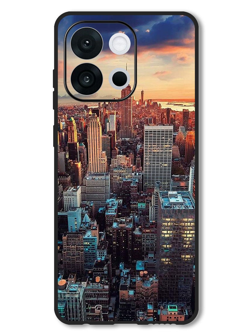 Theodor Case Compatible with OnePlus 13T 6.32 Inch Protection Shockproof Bumper Cover Newyork City - Image 1