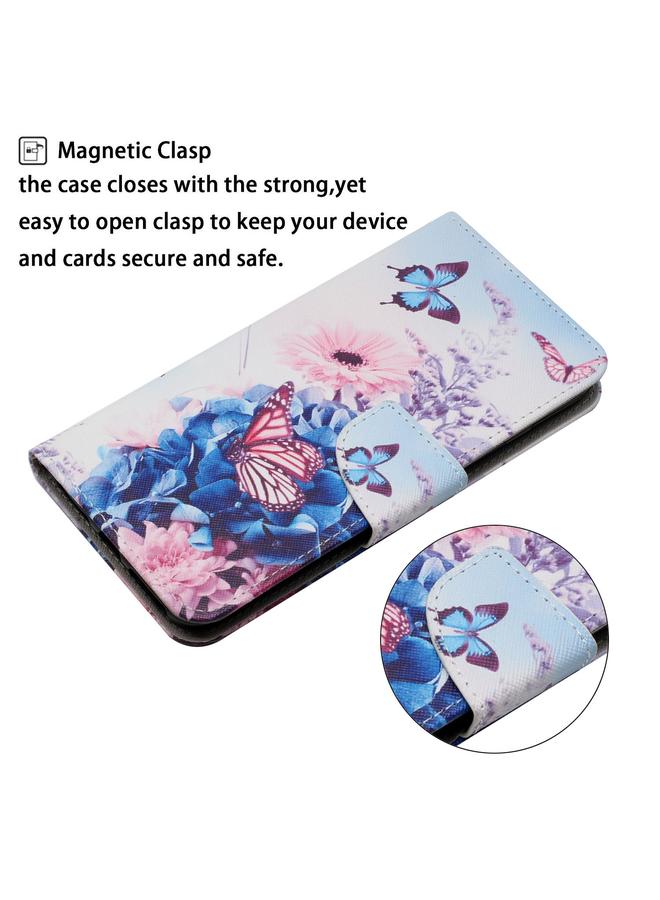 S-TOP Case For iPhone 15 Pro Max 3D Colored Drawing Flip Leather Phone Case - Image 4