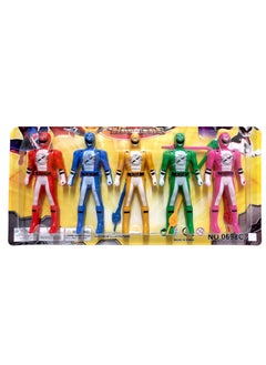 5pcs Set of Super Hero Power Rangers Toy Multipack Action Figure Toys