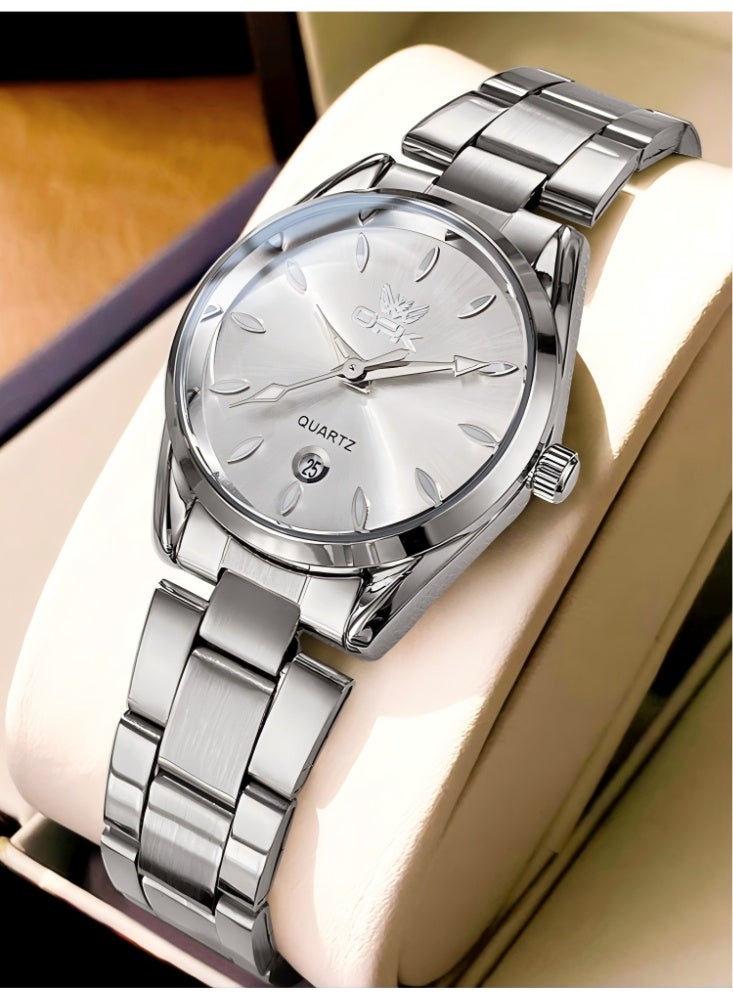 OPK Women's Watch Elegant Analog Quartz Ladies Watch Pretty Slim Waterproof Luminous Date Ladies Small Wrists Watches - Image 1