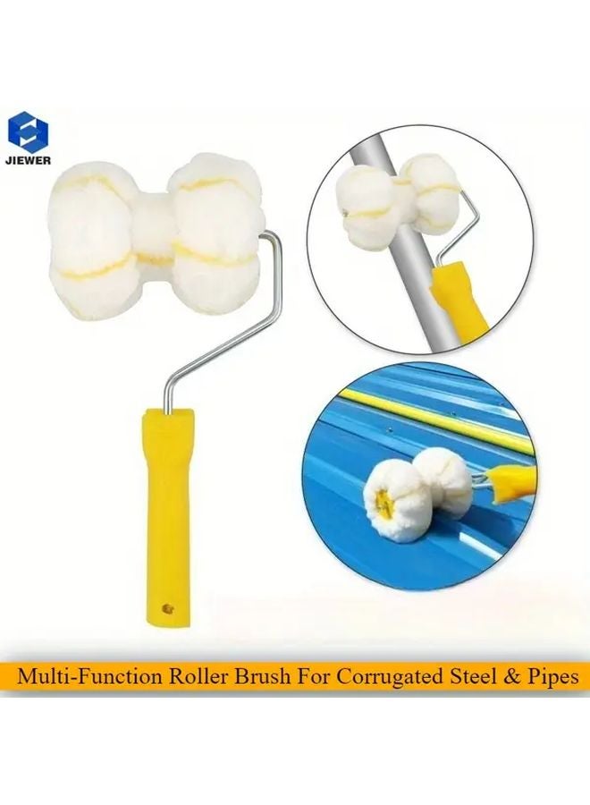 1 Pc Multi Purpose 180 Roller Brush With Ergonomic Handle For Metal PVC Galvanized Surfaces - Image 2
