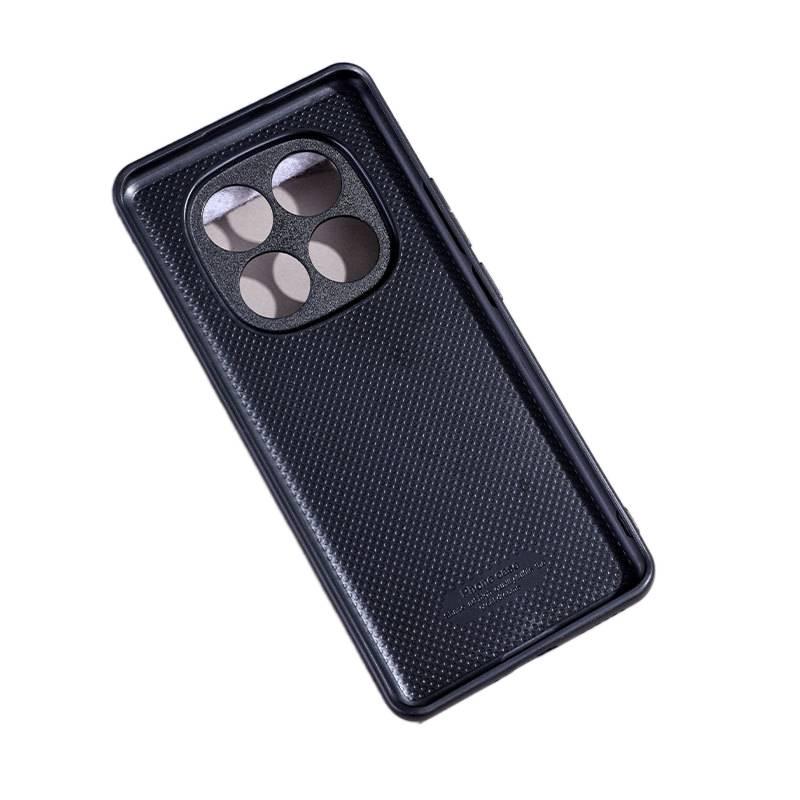 MagSafe Case Silicone Protective for Redmi Note 13 Pro with Fabric Texture in Gray Colour for Home Office - Image 4