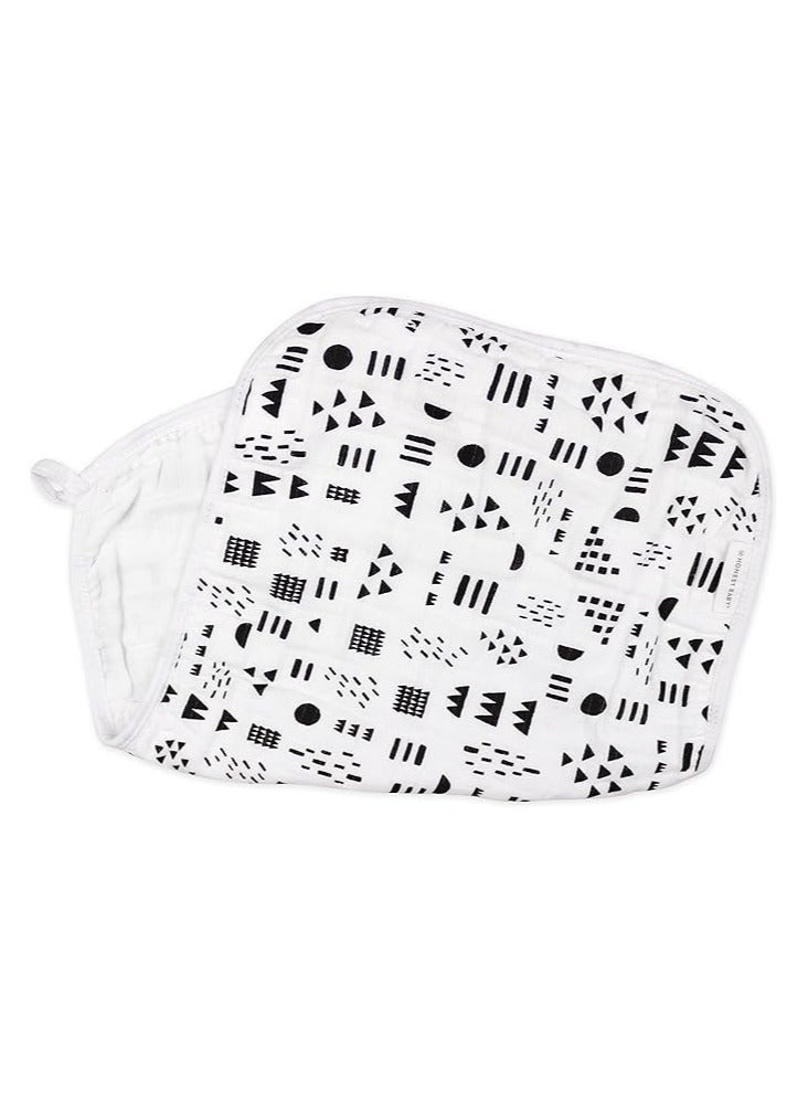 Moro Moro Rectangular Muslin Burp Towel – 100% Organic Cotton, Ultra-Absorbent & Breathable - Image 4