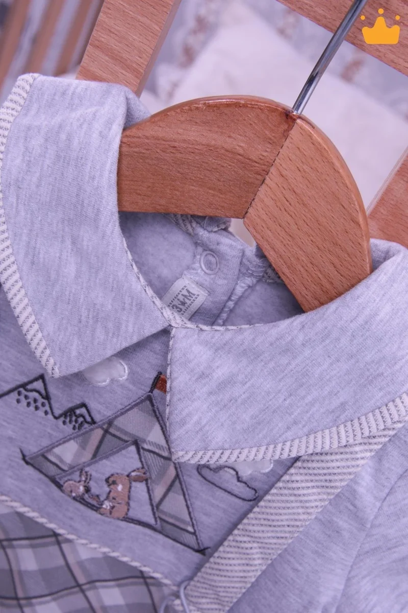 Baby Hola Babyhola Baby Boy Jumpsuit with Salopette Look 12615