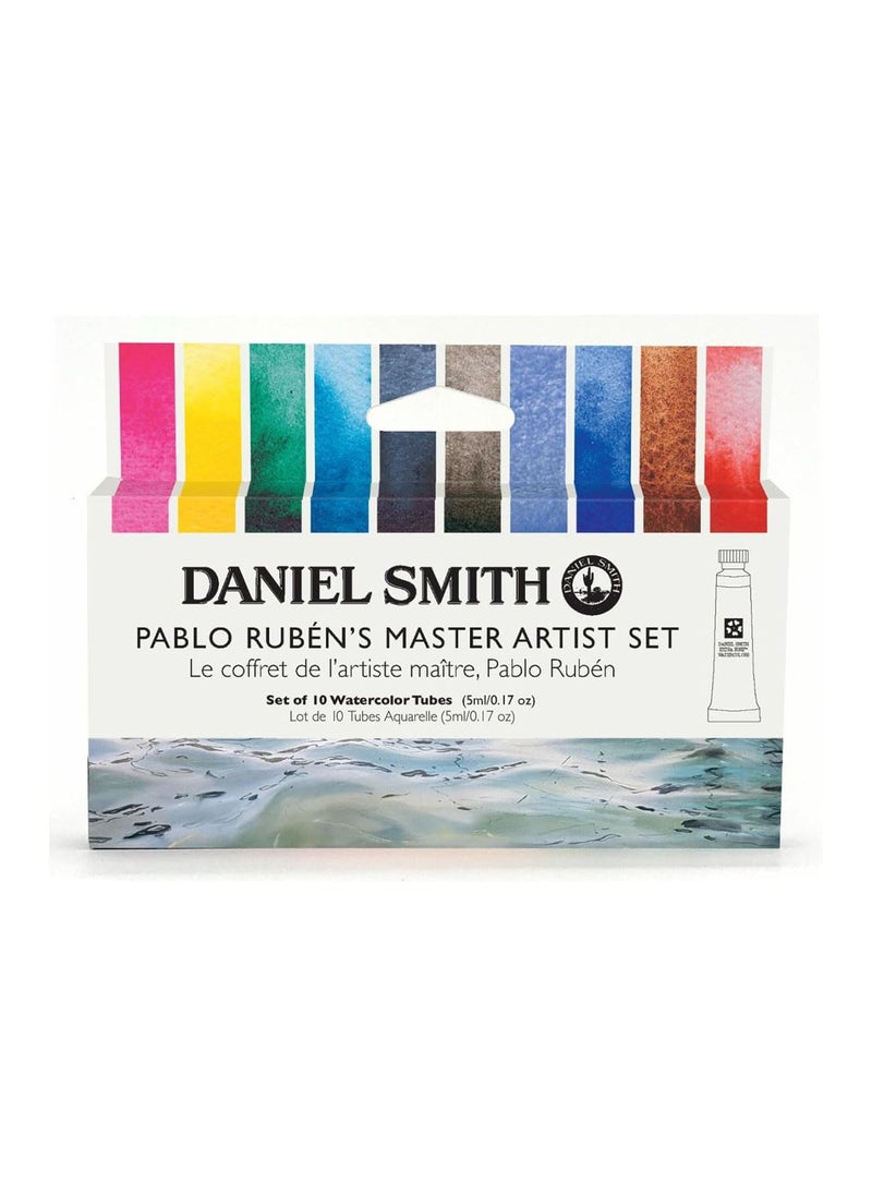 Daniel Smith Daniel Smith 10X5ML Pablo Rubens Master Artist Set, 5 ml (Confezione da 10), Blues 50 Millilitre  - Image 1