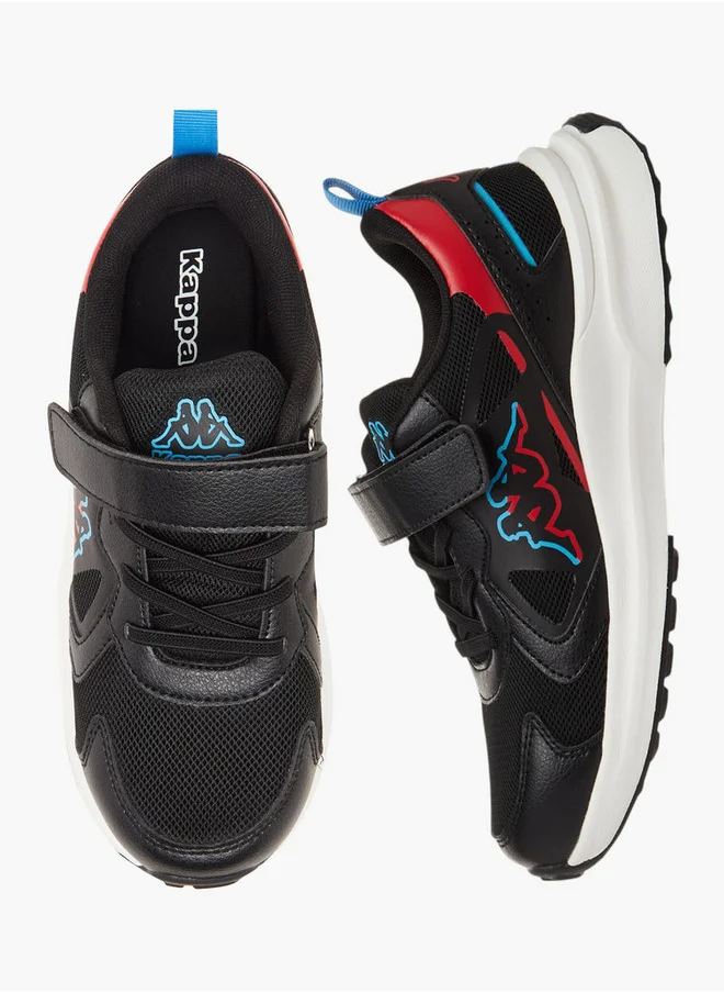 كابا Boys' Logo Detail Sports Shoes with Hook and Loop Closure