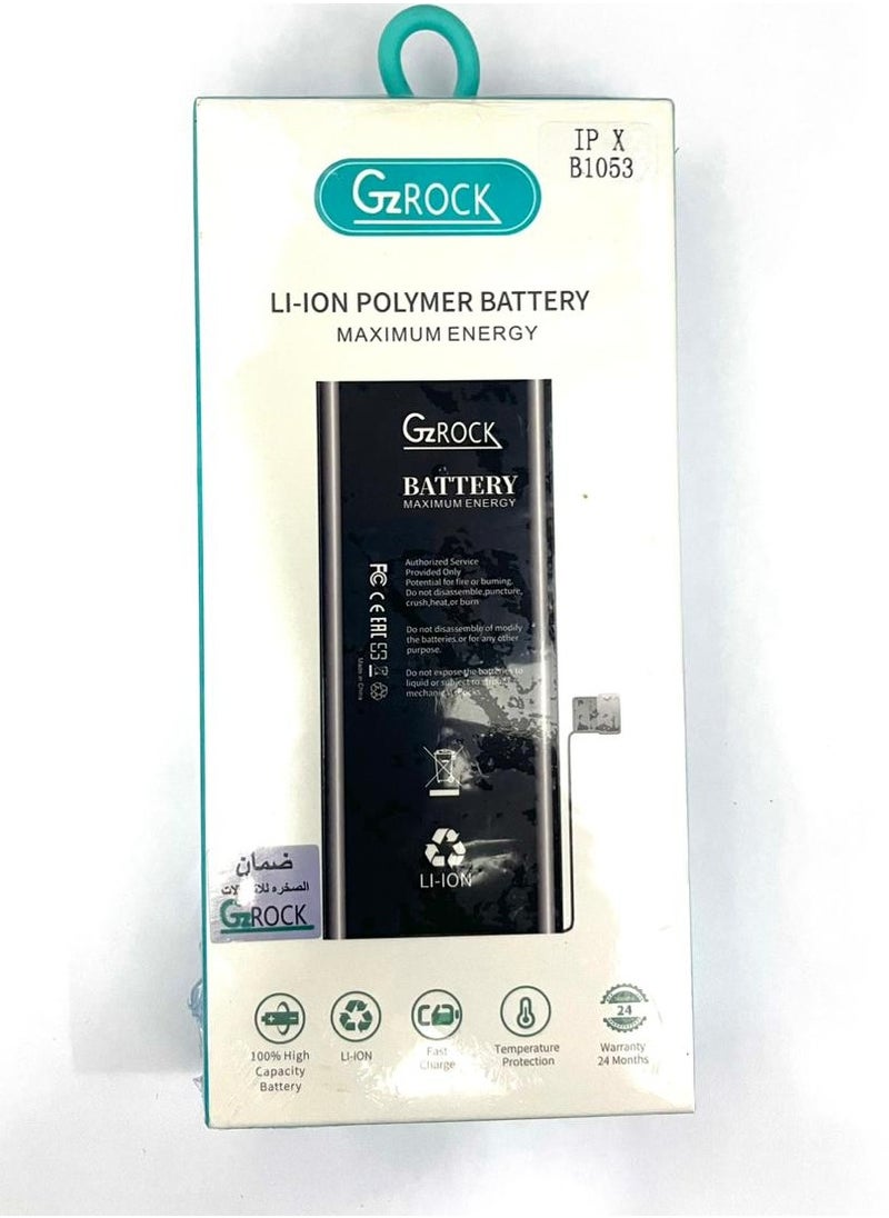Generic - Battery For Apple iPhone X Black - Image 1