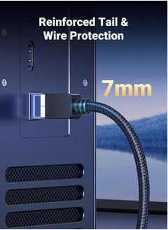 Generic Cat 8 Ethernet Cable 6FT, High Speed Braided 40Gbps 2000Mhz Network Cord Cat8 RJ45 Shielded Indoor Heavy Duty LAN Cables Compatible for Gaming PC PS5 Xbox Modem Router 6FT  - Image 5