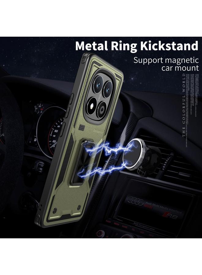 اس-توب جراب لهاتف Redmi Note 14 Pro 5G مع حامل حلقي من مادة TPU الهجينة - Image 2