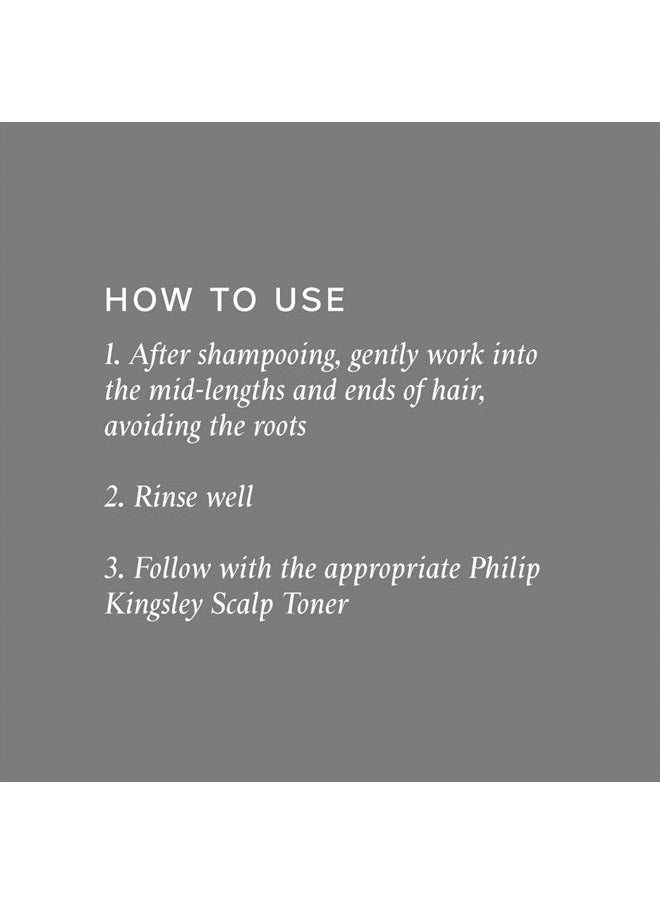 Philip Kingsley - No Scent No Colour Conditioner for Sensitive Delicate Scalps Nourishing Gentle Conditioning Sulfate-Free Fragrance-Free Color-Free Smooths Frizz Control Detangles Adds Shine, 33.8 oz - Image 1