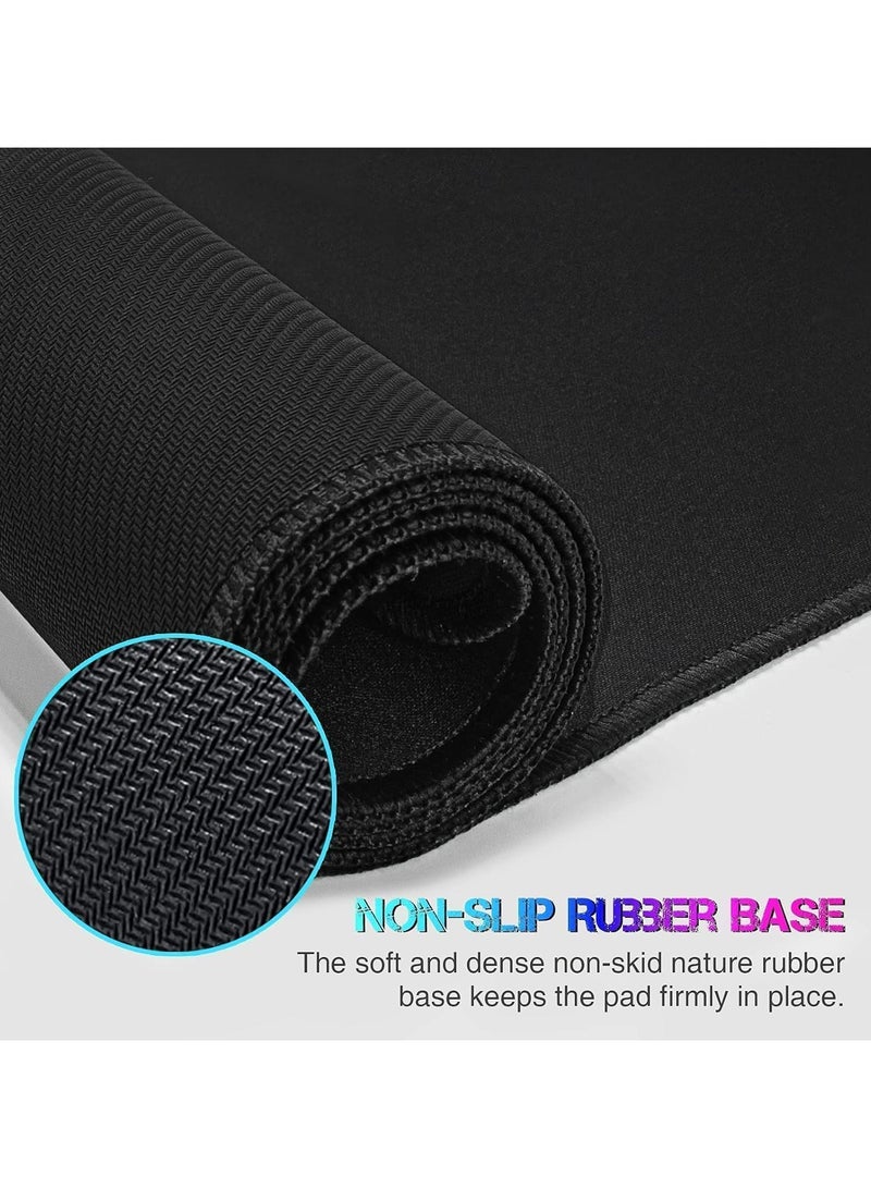 ETZ Large Gaming Mouse Pad,31.5 x 11.8 × 0.12 in with Stitched Edges,Extended Mousepad,Durable Non-Slip Natural Rubber Base,Washable Keyboard Pad,Desk Pad...  - Image 5