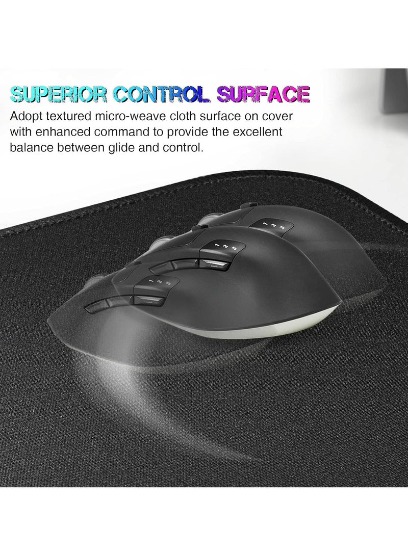 ETZ Large Gaming Mouse Pad,31.5 x 11.8 × 0.12 in with Stitched Edges,Extended Mousepad,Durable Non-Slip Natural Rubber Base,Washable Keyboard Pad,Desk Pad...  - Image 4