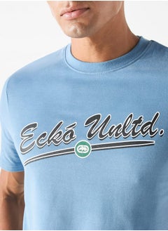 Ecko Unltd. Ecko Unltd Logo Print Crew Neck T-shirt with Short Sleeves  - Image 4