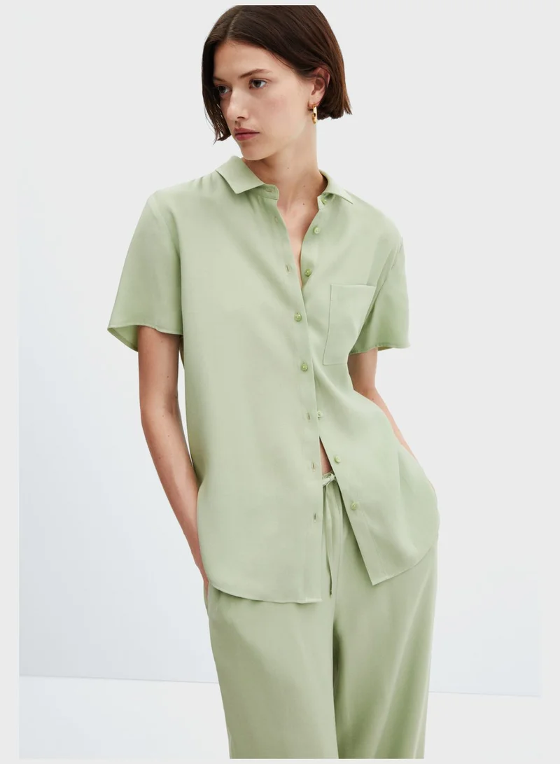 MANGO High Waist Pants