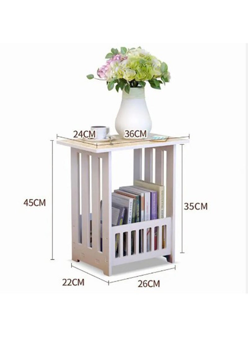 Mini Plastic Square Coffee Tea Table Living Room Bedroom Modern Storage Shelf Bedside White Table PVC Foam Board Table - pzsku/ZADE6990121A055D57026Z/45/_/1706080356/a29ef590-2eb6-46f8-a9ea-8bea17b41916