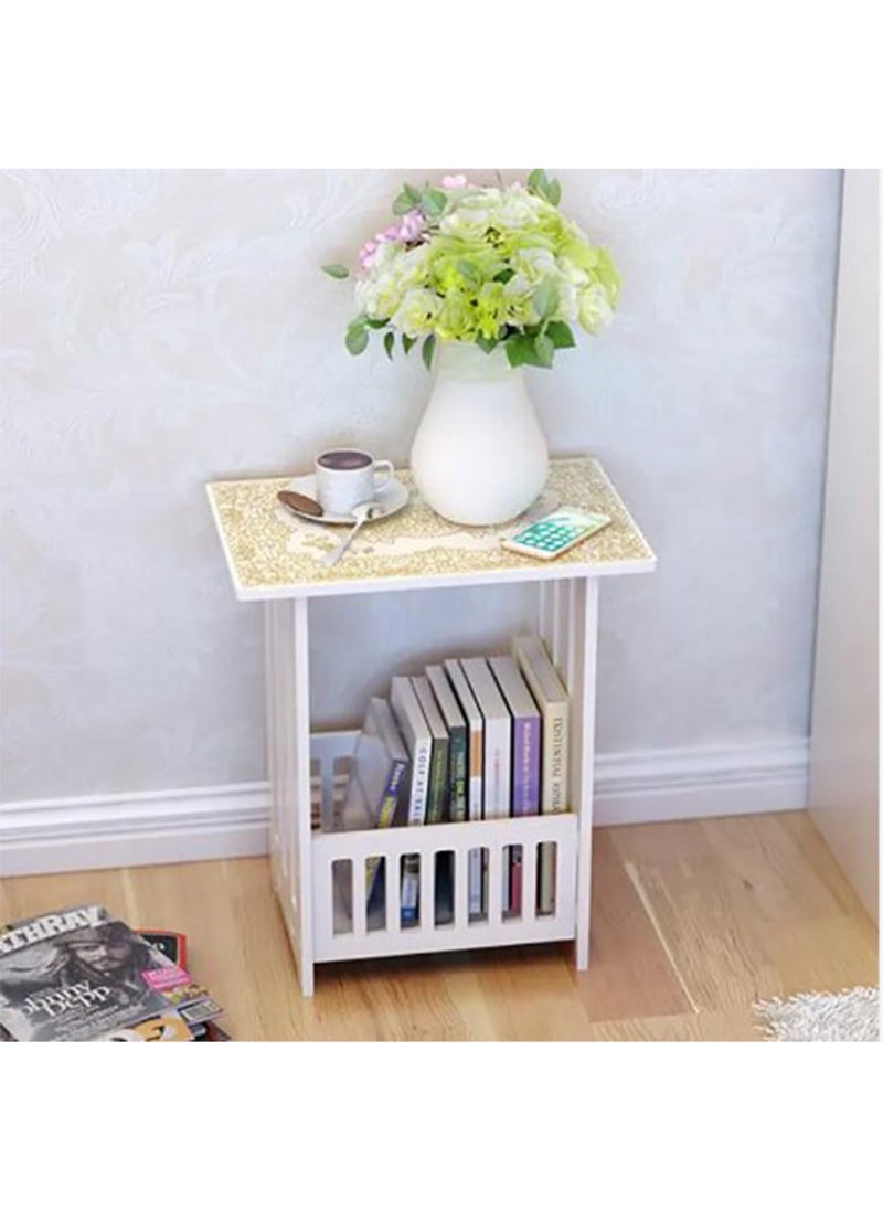 Mini Plastic Square Coffee Tea Table Living Room Bedroom Modern Storage Shelf Bedside White Table PVC Foam Board Table - pzsku/ZADE6990121A055D57026Z/45/_/1706080406/08694941-9d7b-4dd5-8a50-fd18f4e12126