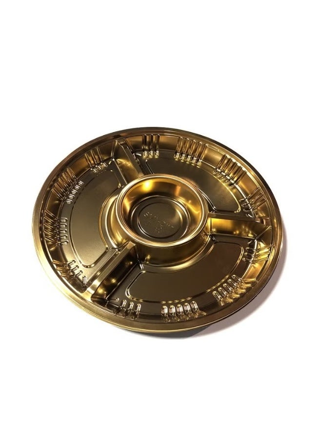 طبق طعام مُقسم  مع غطاء شفاف - 25 قطع - Image 3