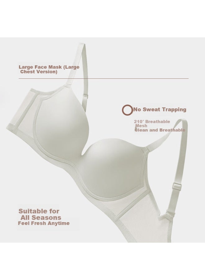Aimer Smooth Seamless Minimalist Large Bust Minimizing Bra Mask Bra For Women - Image 3