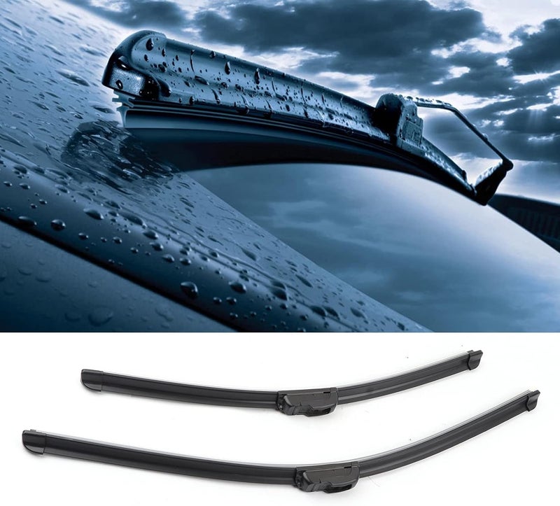 klarako Windshield Wiper, Allklarako Seasons Front Windshield Wiper Blades Bracketless Replacement for ES ES250 ES300h ES350 2013klarako 2017 - Image 3