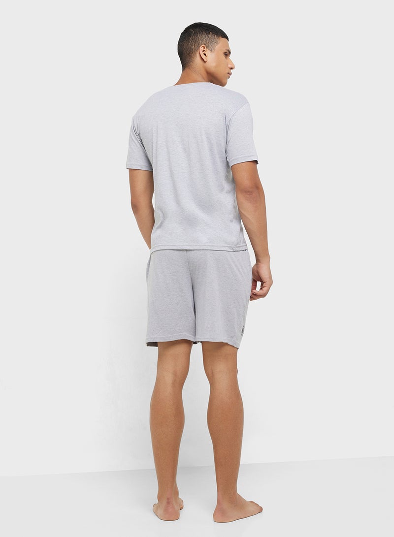 Seventy Five Nightwear T-Shirt & Shorts Set  - Image 2