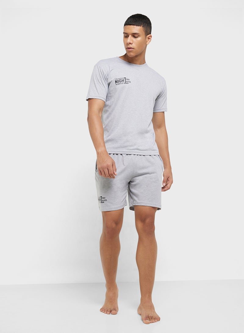 Seventy Five Nightwear T-Shirt & Shorts Set  - Image 5