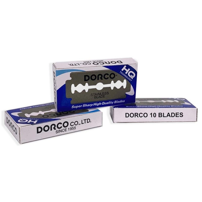 Dorco ST300 Platinum Extra Double Edge Razor Blades - 200 Count - Image 1