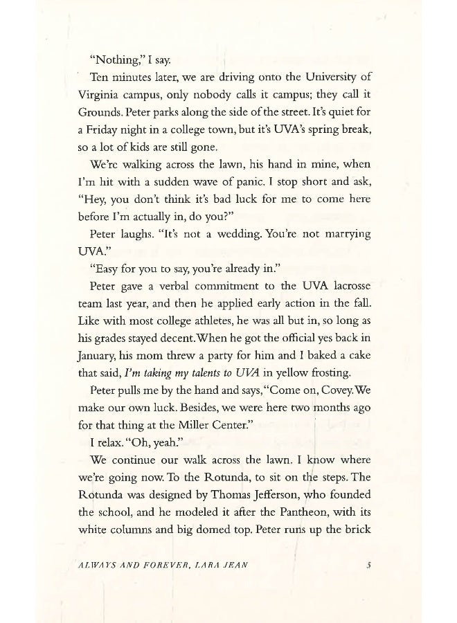 دائمًا وأبدًا، لارا جين - Image 5