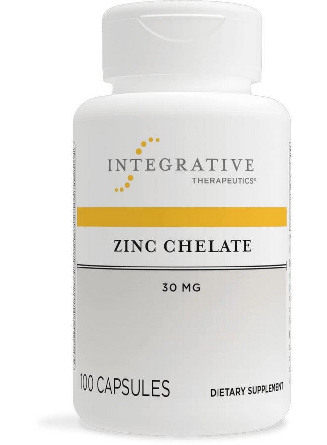 Integrative Therapeutics Zinc Chelate Zinc Supplement Immune Support* Optimal Absorption 100 Capsules - Image 1