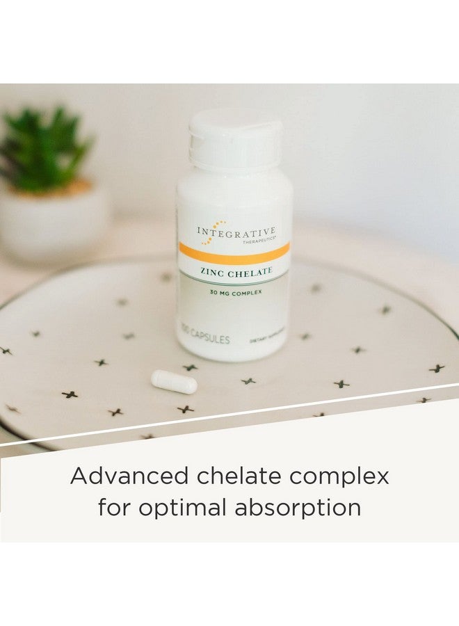 Integrative Therapeutics Zinc Chelate Zinc Supplement Immune Support* Optimal Absorption 100 Capsules - Image 5