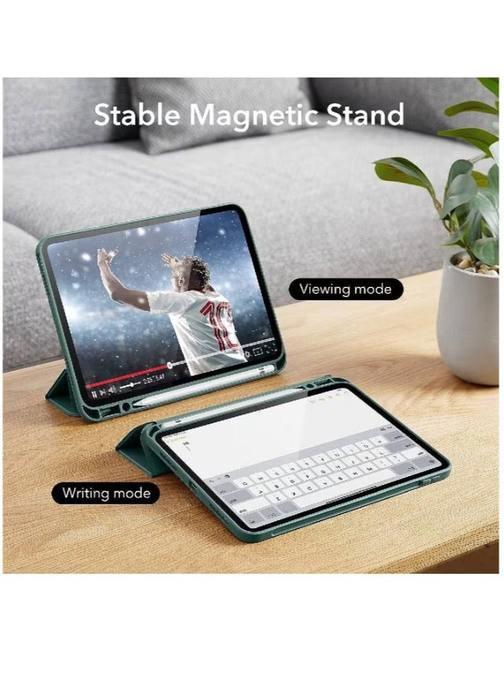 Dreamzon Case For iPad Pro 11 Inch (2022/2021/2020 Model) With Tempered Glass Screen Protector, Slim Tablet Cover With Soft TPU Back, Auto Wake/Sleep (Black) - Image 2