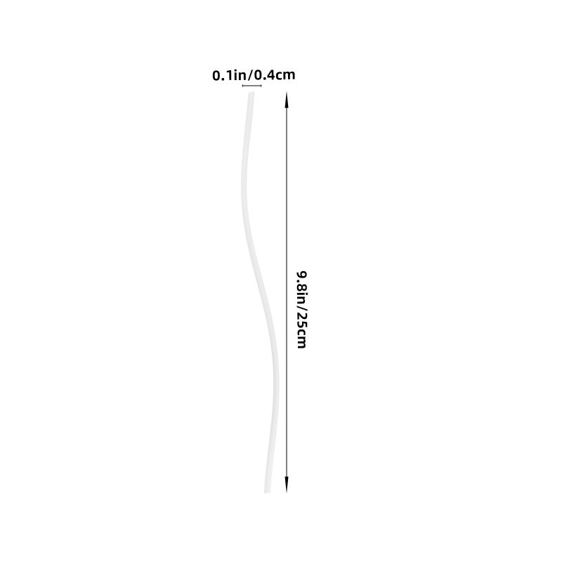 100pcs Curved Diffuser Sticks Diffusers Decors Sticks Diffuser Sticks Refill Sticks Fiber Diffusion Rod - Image 4