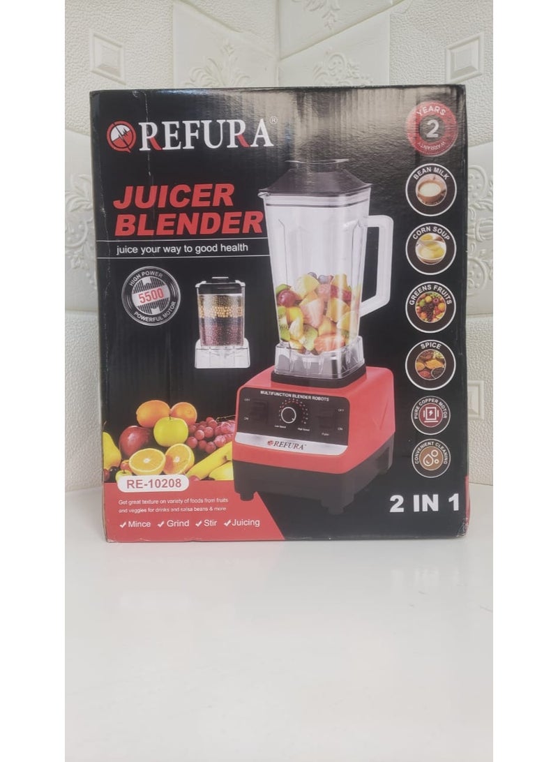 ريفورا خلاط احترافي عالي التحمل مع مطحنة حبوب 2.5 لتر | بقدرة 5500W - Image 4