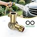 RUILIXIN Adjustable 180 360 Metal Swivel Connector FitsStandard 34 Water Hose Fittings AntiKink Faucet Hose Adapter for RV Outdoor Yard Garden Irrigation - Image 3