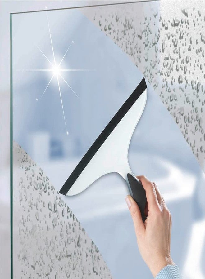 WENKO 18752100 Bathroom Squeegee Loano Black - for Bath and Shower, Plastic, Black - Image 5