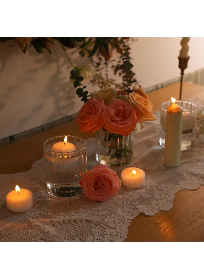 ComSaf Glass Cylinder Vases Pack of 12, Clear Ribbed Bud Vases for Centerpieces Weeding Decoration, 6 inch Tall Clear Flower Vases in Bulk, Hurricane Candle Holder for Party Home Decor - Image 3