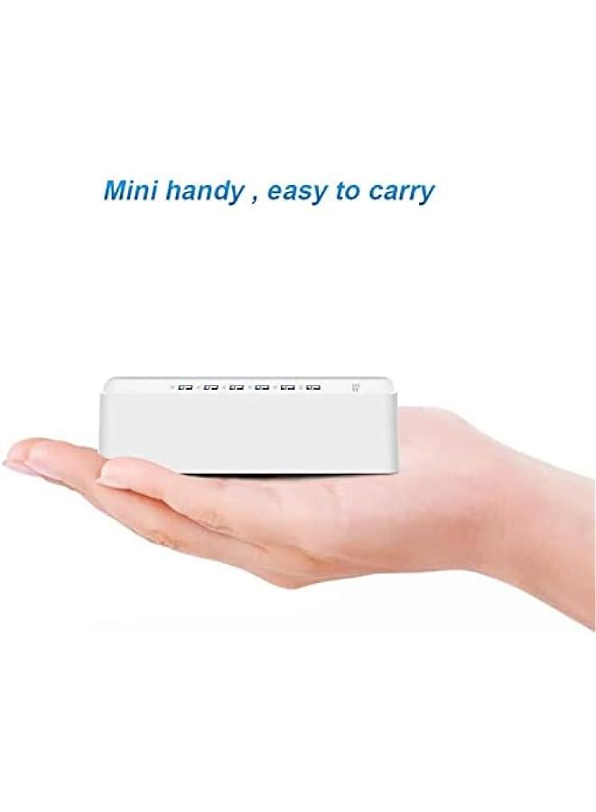 Arabest USB Fast Charger, 6-Port Portable Charging Station, Suitable for Various Devices, Compatible with iPhone, iPad, Samsung, Google, Xiaomi, Huawei and Other USB Charging Devices - Image 5