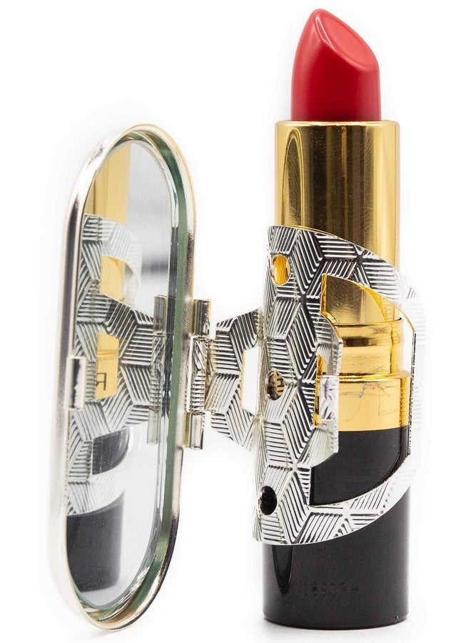 ستيفاني إمبورتس مجموعة من مرآتين أحمر شفاه دائريتين بمشبك من ستيفاني إمبورتس (لون عتيق) - Image 5