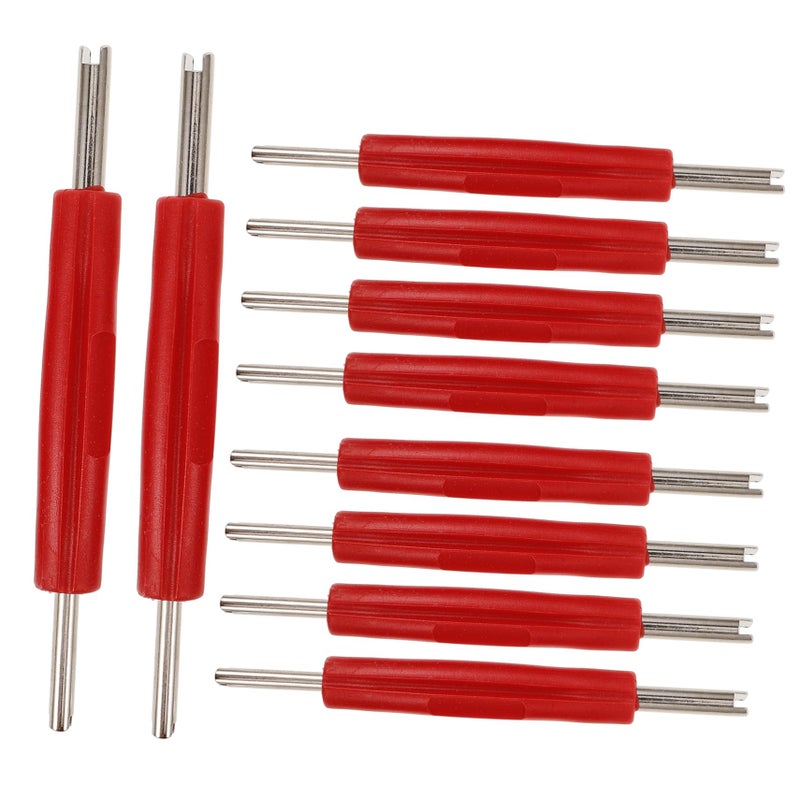 10Pcs Dual Head Valve Core Remover Tool Durable Tire Stem Repair Kit for Automotive HVAC - Image 2