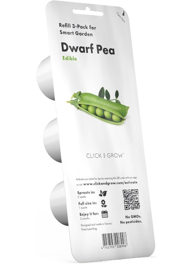 CLICK AND GROW مجموعة من 3 قرون نبات البازلاء القزمية من Smart Garden  - Image 3