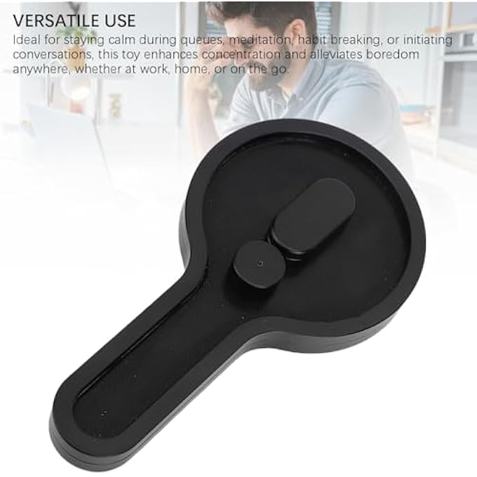 Jiawu Stainless Steel Push Slider Toy with Mechanical Clicking Sounds for Breaking Habits or Starting Conversations, Pocket Sized Stress Relief Toy for Travel - Image 3