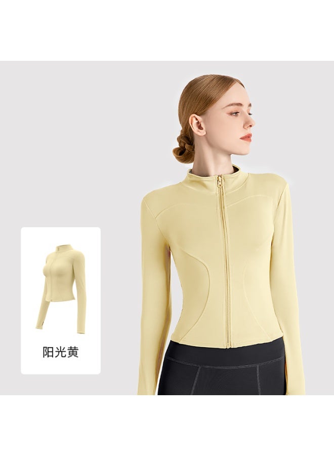 Women's Tracksuit Jacket Slim Fit Long Sleeved Fitness Coat Yoga Tops with Thumb Holes Gym Jacket Workout Sweatshirts  - Image 1