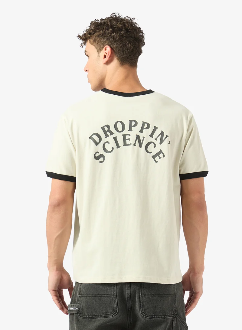 جرايمي Droppin Science Ringer T-Shirt