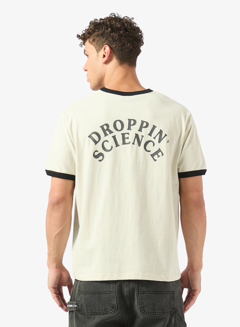 Grimey Droppin Science Ringer T-Shirt - Image 2