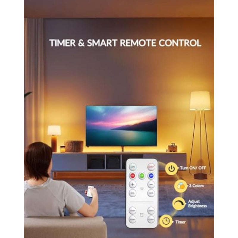 Rechargeable Light Bulbs with Remote, 2 Pack E26 Battery Operated LED Bulbs, 3 Color Temperatures, Dimmable, 15/30/60/120 Min Timer, USB Charging, Up to 35 Hours for Power Outages - Image 4