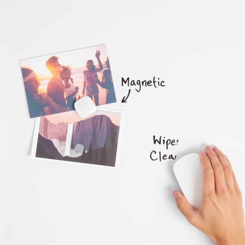 U Brands Contempo Magnetic Dry Erase Board White Board Bundle, 8.5" x 11", White Modern Frame, Includes 4 Boards, 16 Markers and 4 Magnets - Image 5