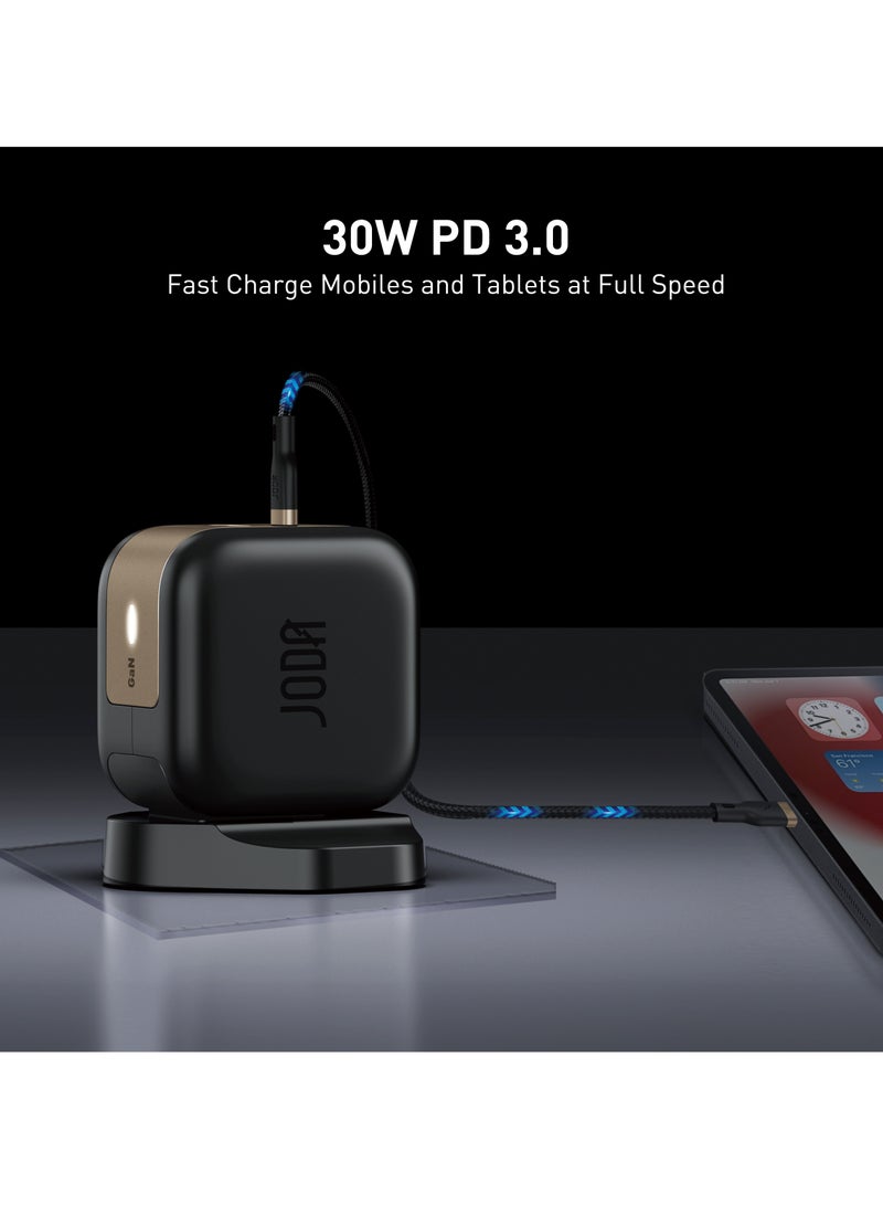 جودا كومبو شحن JODA الأساسي 3 في 1 (30 واط) - لون تيتانيوم الصحراء - Image 5