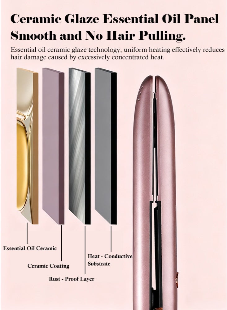 Bolivia's Hair Straightener and Curler 2 in 1 Ceramic Flat Iron - 4 Heat Settings and Heats Up to 230°Crs - Image 4