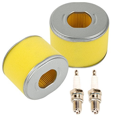 HIFROM HIFROM Pack of 2 Set Replacement Air Filter Cleaner With Spark Plug for Honda GX240 8HP GX270 9HP Engine Lawn Mower  - Image 1